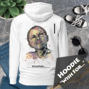 Graphic Hoodie “WISH FOR” — Premium Wearable Art, Minimalist Aesthetic Streetwear Tee, No Fuss Instant Contemporary Art Experience