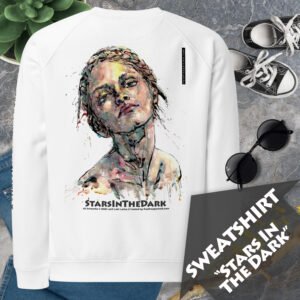 Graphic Sweatshirt “StarsInTheDark” — Premium Wearable Art, Minimalist Aesthetic Streetwear Tee, No Fuss Instant Contemporary Art Experience
