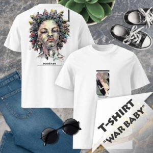 Graphic T-Shirt “WAR BABY” — Premium Wearable Art, Minimalist Aesthetic Streetwear Tee, No Fuss Instant Contemporary Art Experience
