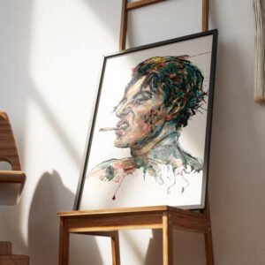 Custom Portrait from Photo A2+, Original Watercolor Ink Painting, High-End Custom Art Experience, Unique Gift, Talisman of Courage Art